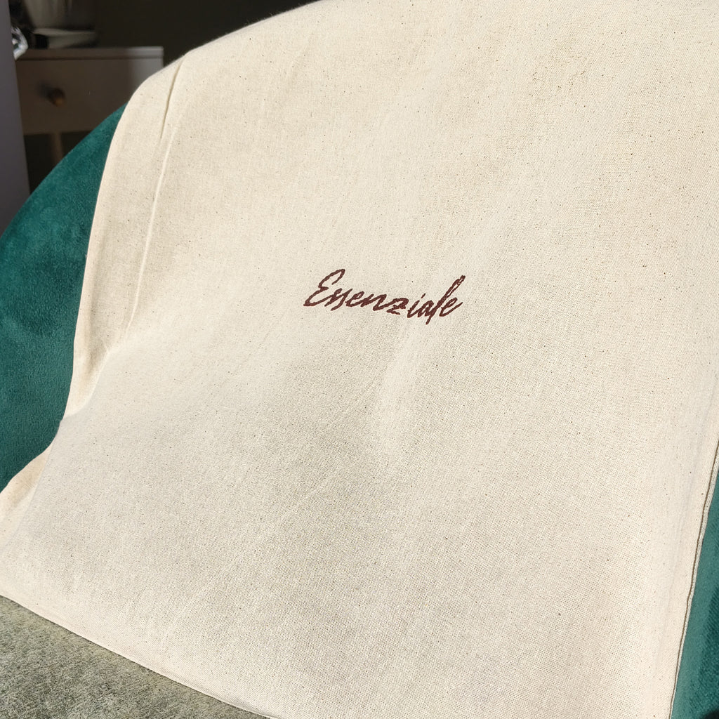 Borsa Tote Bag 100% cotone ricamata - Fildisogno