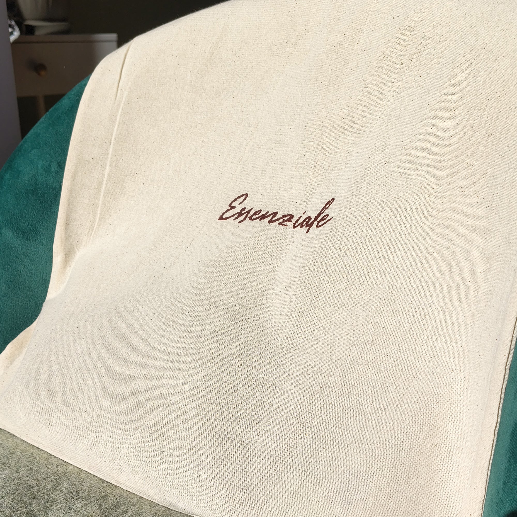 Borsa Tote Bag 100% cotone ricamata - Fildisogno